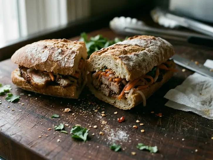 Menu or recipe documentation, food styling context