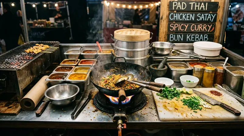 Street Food Spread
