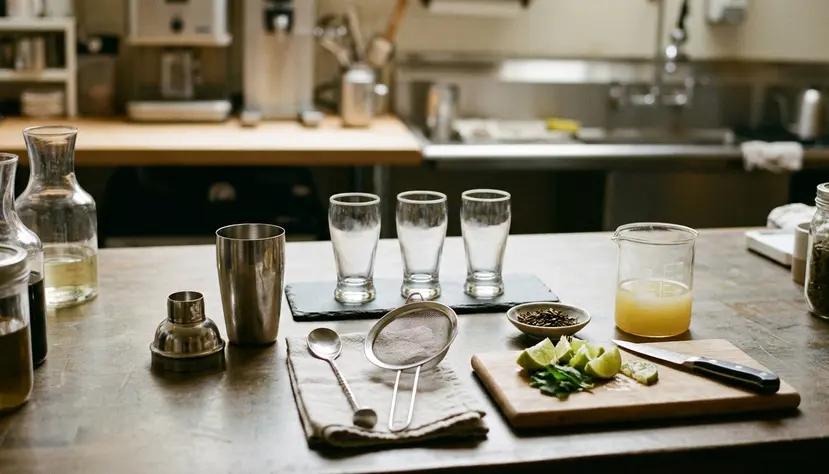 Image showing three glass flight